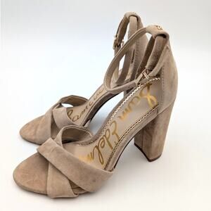 Sam Edelman Yancy Ankle Strap Block Heel Sandals Women's Size US5M EU35